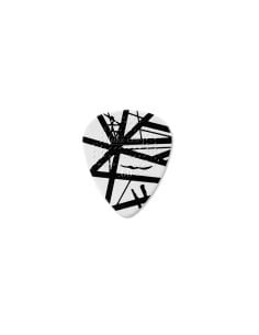 Dunlop EVHR03 EVH White With Black Stripes Max Grip 0.60 mm Pack/24