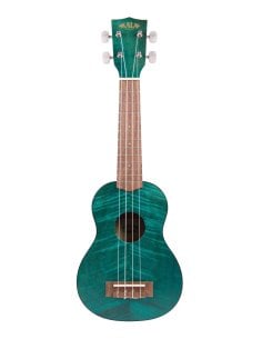 Kala KA-SEMB - Ukulele soprano Exotic Mahogany - Blue - c/borsa