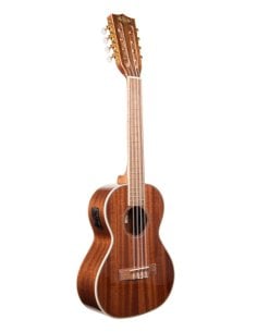 Kala KA-8E - Ukulele tenore 8 corde Gloss Mahogany elettrificato - c/borsa