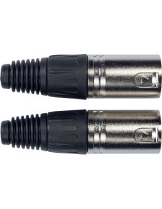 Yellow Cable XLR01 Connettori XLR Maschio 2 Pcs