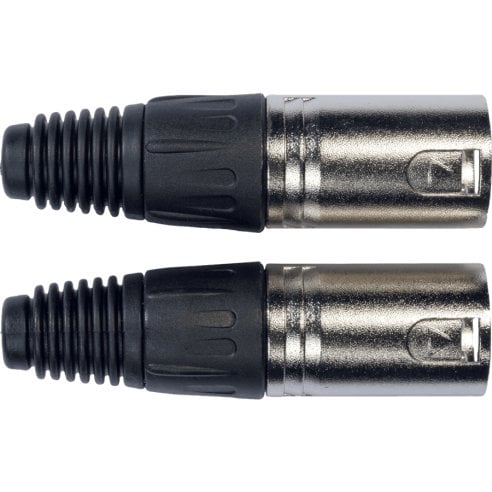 Yellow Cable XLR01 Connettori XLR Maschio 2 Pcs