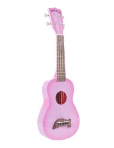 Kala MK-SD/PKBURST - Ukulele soprano Dolphin - Pink Burst - c/borsa