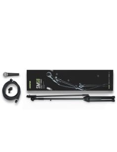 Shure SM58-KM-SOM Kit SM58, asta da palco, cavo XLR 6m
