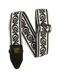 Ernie Ball 5342 Black Vine Jacquard Strap