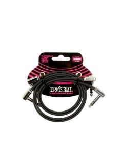 Ernie Ball 6406 Flat Ribbon Stereo Patch Cable 60,96cm 2-Pk