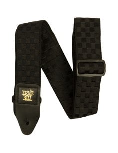 Ernie Ball 5341 Black Checkers Jacquard Strap