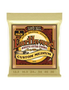 Ernie Ball 3005 Erthwd Custom Med 8020 12.5 56