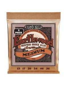 Ernie Ball 3544 Erthwd Med Phos 3 Pk 13 56