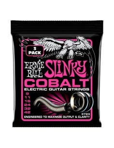 Ernie Ball 3723 Super Slinky Cobalt 3 Pk 9 42