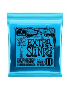 Ernie Ball 3225 Extra Slinky Nckl 3 Pk 8 38