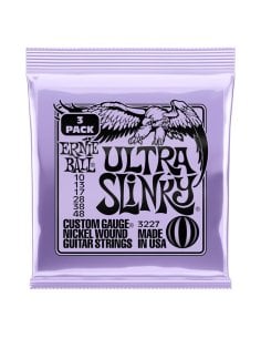 Ernie Ball 3227 Ultra Slinky Nckl Wnd 3 Pk 10 48