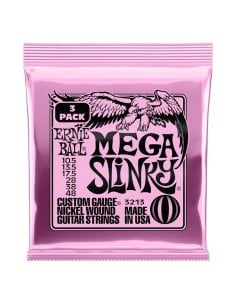 Ernie Ball 3213 Mega Slinky NcklWnd 3 Pk 10.5 4