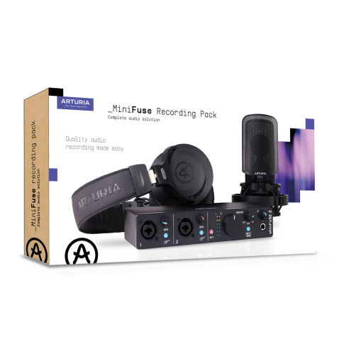 ARTURIA MiniFuse Recording Pack Black