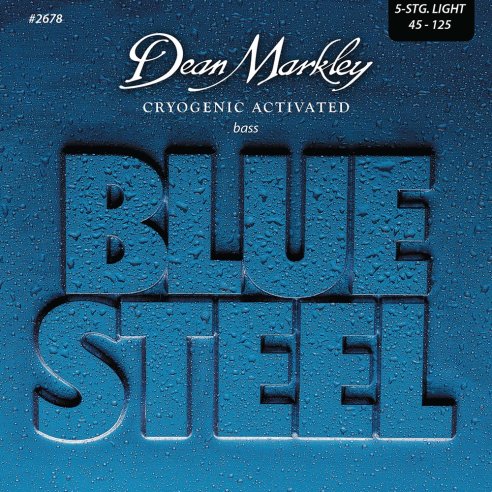 DEAN MARKLEY Corde Basso El Blue Steel 5 corde Light 45-125