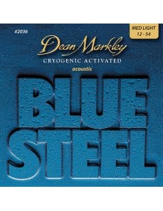 DEAN MARKLEY Corde Acustica Blue Steel M Light 12-54