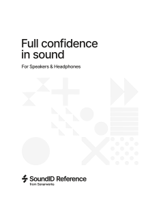 SONARWORKS SoundID Reference per Speaker e Cuffie - Codice
