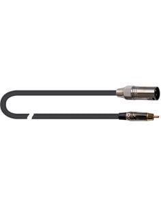 Quik Lok ITST/MRCA-1 XLR M/RCA 1mt