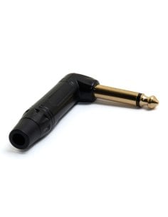 Quik Lok J/JM90-M-B Jack Mono 6.3 - 90° Black