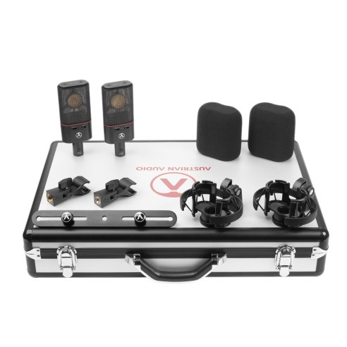 Austrian Audio OC18 DUAL SET PLUS - Kit doppio microfono da studio