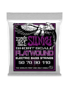 Ernie Ball 2817 Slinky Short Scale Flatwound El Bass 50-110