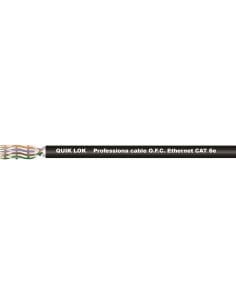 Quik Lok ETH/1007 BK CAVO ETHERNET Cat6e in Bobina