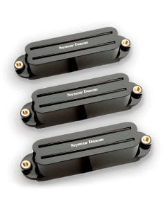 SEYMOUR DUNCAN SET HOT RAILS STRAT BLACK