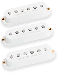 SEYMOUR DUNCAN SET STK-S4 WHITE COVER / CLASSIC STACK PLUS SET WHITE