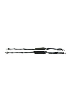 BAM ITALIA 9008 COPPIA DI TRACOLLE GANCI IN NYLON  - BLACK