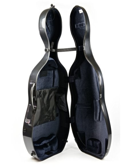 BAM ITALIA 1002XLC CUSTODIA HIGHTECH REGOLABILE PER VIOLONCELLO - BLACK CARBON
