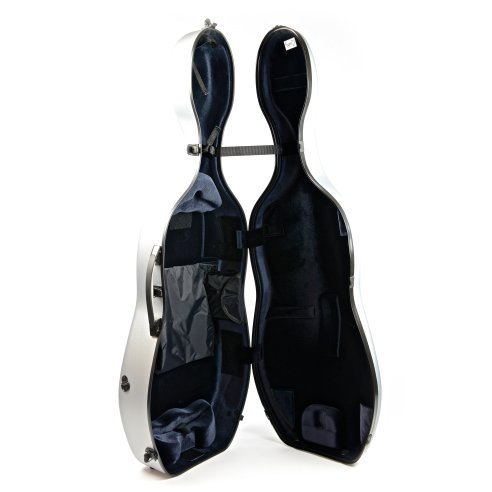 BAM ITALIA 1002XLSN CUSTODIA HIGHTECH REGOLABILE PER VIOLONCELLO - METALLIC SILVER