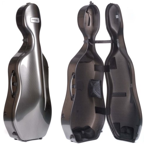 BAM ITALIA 1004XLSC CUSTODIA HIGHTECH COMPACT PER VIOLONCELLO - SILVER CARBON