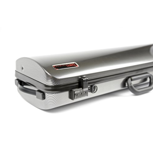 BAM ITALIA 2001XLSC CUSTODIA HIGHTECH OBLONG PER VIOLINO - SILVER CARBON