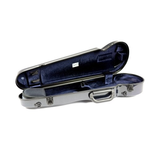 BAM ITALIA 2002XLC CUSTODIA HIGHTECH CONTOURED PER VIOLINO - BLACK CARBON