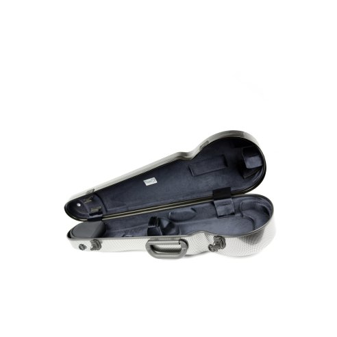 BAM ITALIA 2002XLSC CUSTODIA HIGHTECH CONTOURED PER VIOLINO - SILVER CARBON