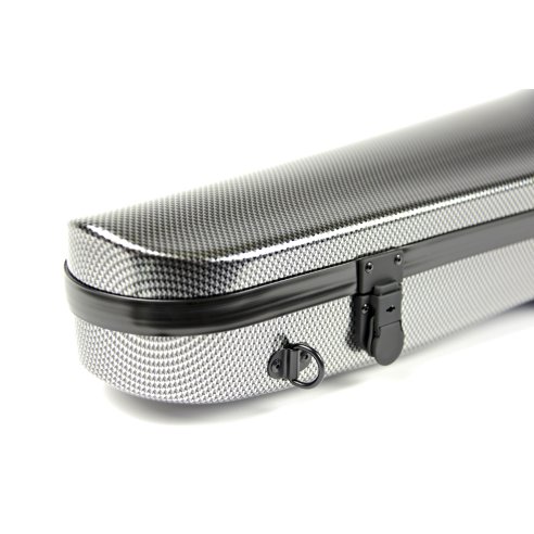 BAM ITALIA 2002XLSC CUSTODIA HIGHTECH CONTOURED PER VIOLINO - SILVER CARBON