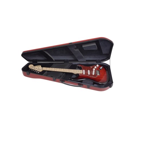 BAM ITALIA 8100SRG CUSTODIA CREW REGOLABILE PER CHITARRA ELETTRICA - POMEGRANATE RED