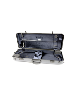 BAM ITALIA 2005XLC CUSTODIA HIGHTECH PER DUE VIOLINOI - BLACK CARBON 2