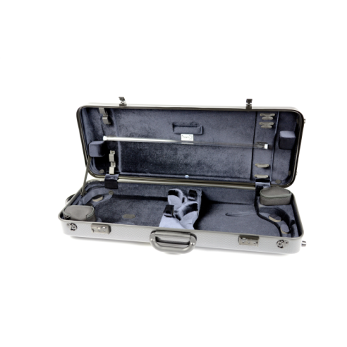 BAM ITALIA 2005XLC CUSTODIA HIGHTECH PER DUE VIOLINOI - BLACK CARBON
