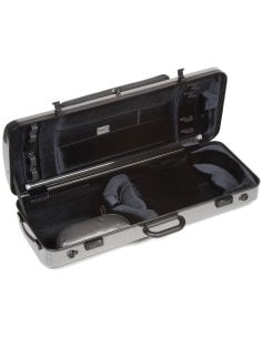 BAM ITALIA 2202XLSC CUSTODIA HIGHTECH OBLONG PER VIOLA POCKET - SILVER CARBON 2