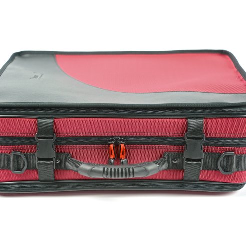 BAM ITALIA 3028SH CUSTODIA TREKKING PER 2 CLARINETTI (SIB LA) - RED