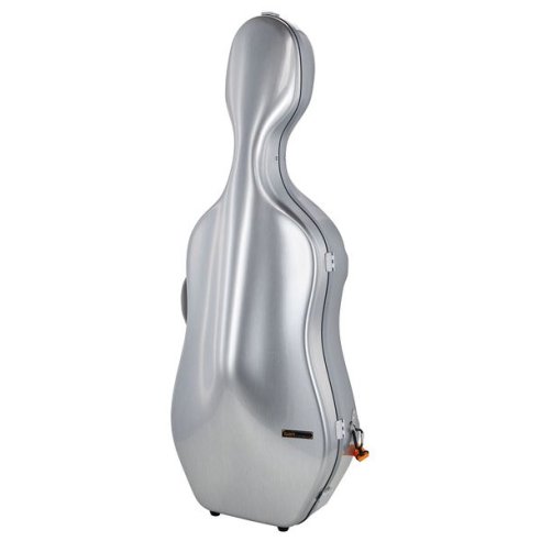 BAM ITALIA DEF1005XLA CUSTODIA HIGHTECH LA DEFENSE OBLONG PER VIOLONCELLO - BRUSHED ALUMINUM