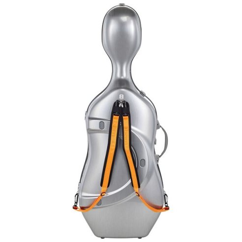 BAM ITALIA DEF1005XLA CUSTODIA HIGHTECH LA DEFENSE OBLONG PER VIOLONCELLO - BRUSHED ALUMINUM