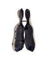 BAM ITALIA SUP1005XLCN CUSTODIA HIGHTECH SUPREME IN POLICARBONATO PER VIOLONCELLO - CHAMPAGNE - BLACK