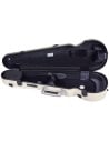 BAM ITALIA SUP2002XLWN CUSTODIA HIGHTECH SUPREME ICE CONTOURED IN POLICARBONATO PER VIOLINO - WHITE - BLACK VERSION
