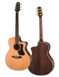 WALDEN WAG633RCE-G-W NATURA 600 MAPLE ARMREST GRAND AUDITORIUM ACOUSTIC