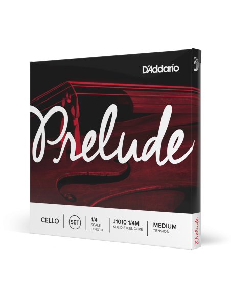 DADDARIO ORCHESTRAL IT J1010 1/4M SET DI CORDE D'ADDARIO PRELUDE PER VIOLONCELLO, SCALA 1/4, TENSIONE MEDIA DADDARIO ORCHESTRAL IT J1010 1/4M SET DI CORDE D'ADDARIO PRELUDE PER VIOLONCELLO, SCALA 1/4, TENSIONE MEDIA