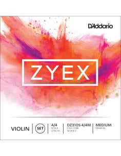 DADDARIO ORCHESTRAL IT DZ310S 4/4M SET DI CORDE D'ADDARIO ZYEX PER VIOLINO CON CORDA D IN ARGENTO, SCALA 4/4, TENSIONE MEDIA