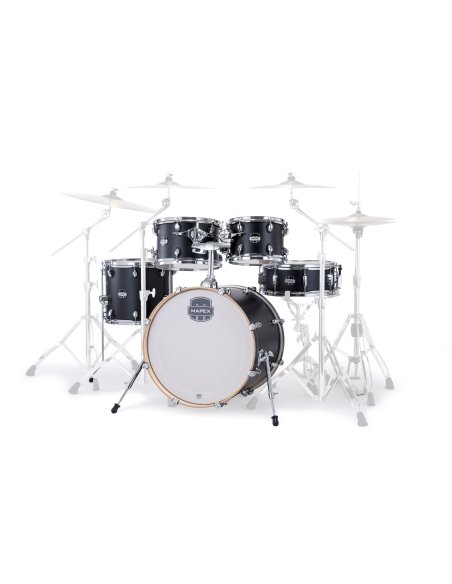 MAPEX IT MM504SFKD MARS MAPLE FUSION 5 PEZZI MATTE BLACK MAPEX IT MM504SFKD MARS MAPLE FUSION 5 PEZZI MATTE BLACK