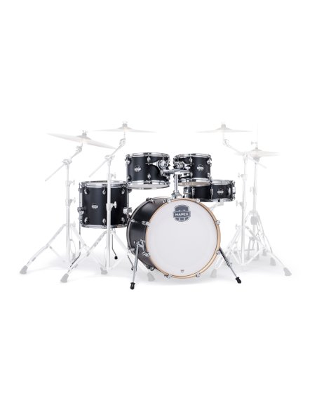 MAPEX IT MM504SFKD MARS MAPLE FUSION 5 PEZZI MATTE BLACK MAPEX IT MM504SFKD MARS MAPLE FUSION 5 PEZZI MATTE BLACK