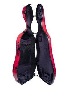 BAM ITALIA 1001SRG CUSTODIA CLASSIC PER VIOLONCELLO - POMEGRANATE RED